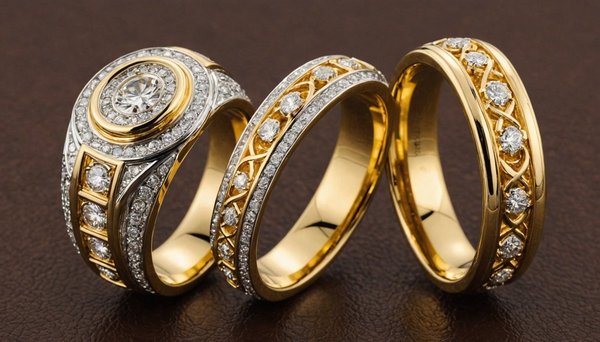 Découvrez la majesté des chevalières homme en or